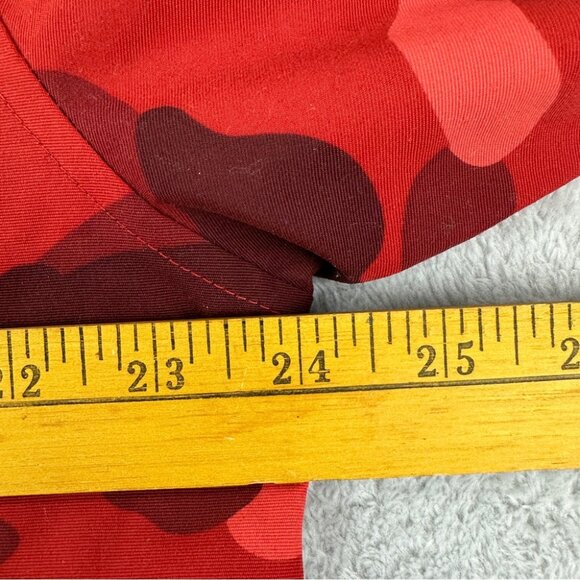 Bape A Bathing Ape NWT Men's Size XL Color Red Camo Shark Full Zip Softshell - Picture 5 of 16